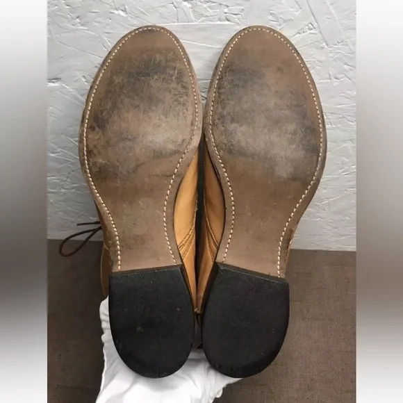 Unbranded Men's Packer Logger Boots Tan Brown Leather Size 10.5D - Picture 2 of 15